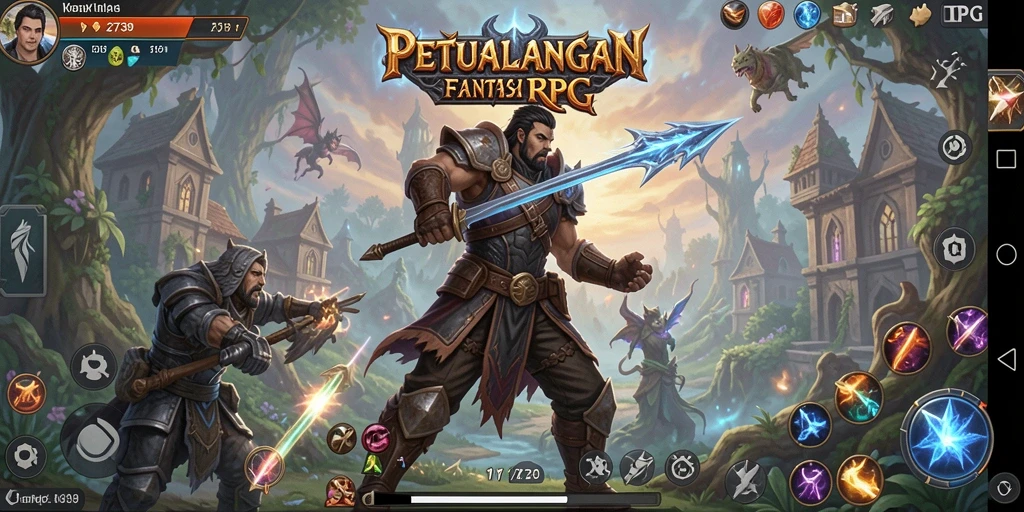 Gameplay mengesankan dalam dunia RPG penuh petualangan.