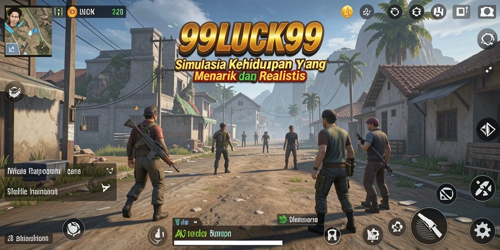 Tampilan gameplay 99LUCK99 yang menampilkan karakter dan lingkungan yang realistis.
