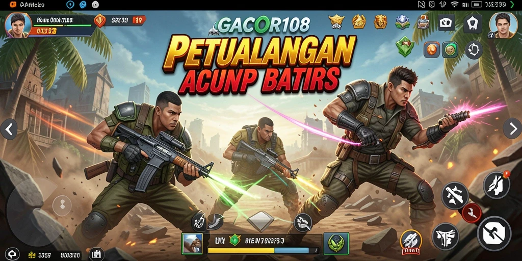 Tampilan gameplay seru di GACOR108 dengan aksi mendebarkan.