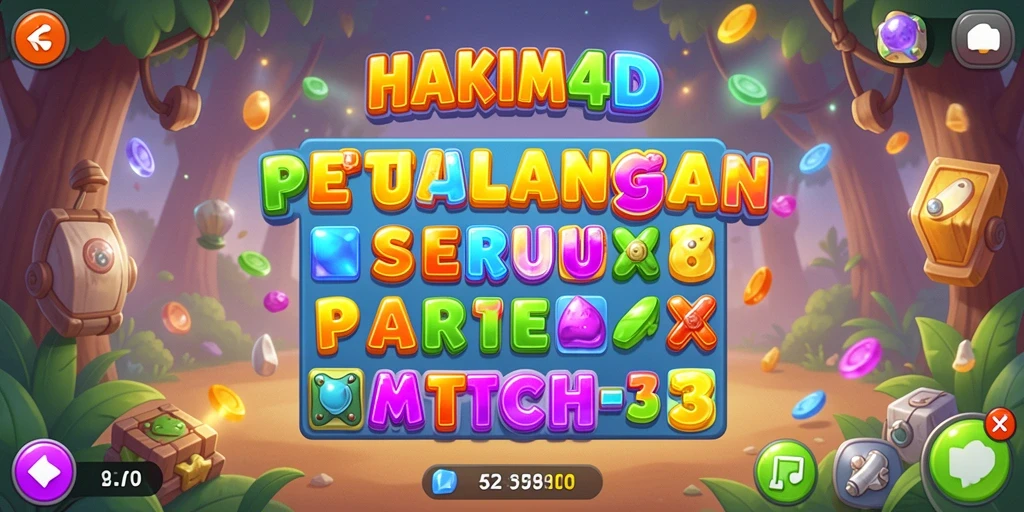 Gameplay HAKIM4D dengan grafis cerah dan dinamis.
