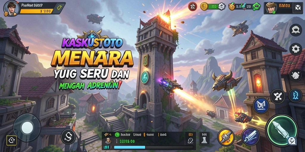 Gameplay menegangkan dari KASKUSTOTO saat mempertahankan menara.
