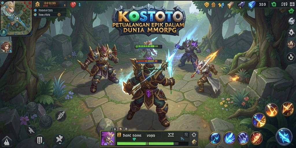 Gameplay menarik dengan grafis yang mempesona dalam KOSTOTO.