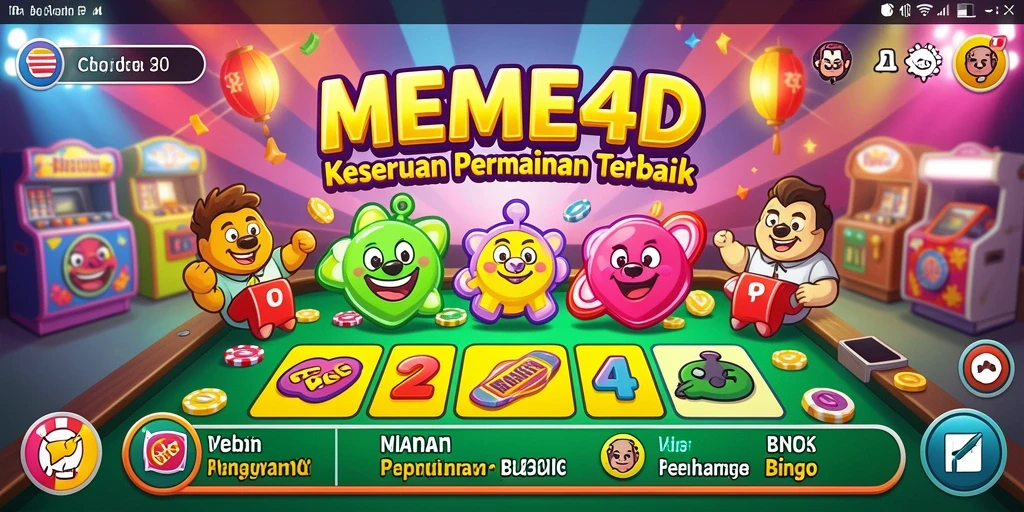 Tampilan gameplay seru di MEME4D dengan interaksi pemain.