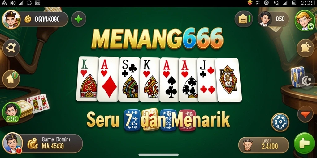 Tampilan gameplay seru dari permainan Domino.