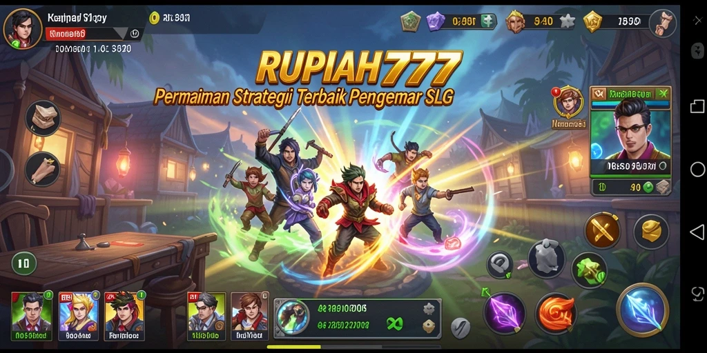 Tampilan gameplay RUPIAH777 yang memukau dan strategi mendalam.