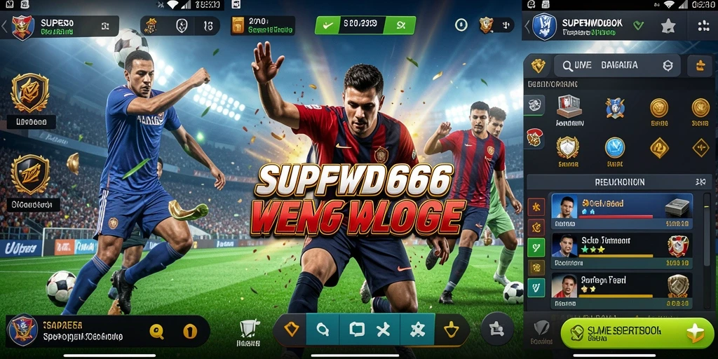 Tampilan menarik dari gameplay Sportsbook di SUPERWD666.