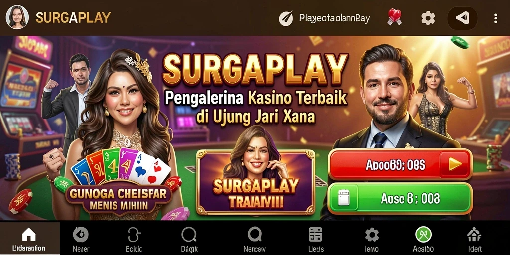 Screenshot gameplay SURGAPLAY yang menampilkan keseruan permainan Kasino.