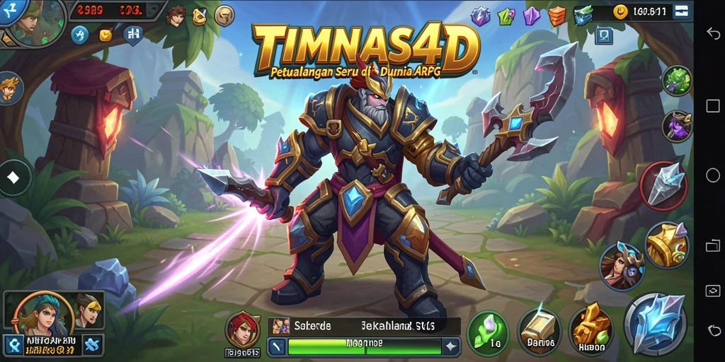Tampilan gameplay seru dan menantang di TIMNAS4D.